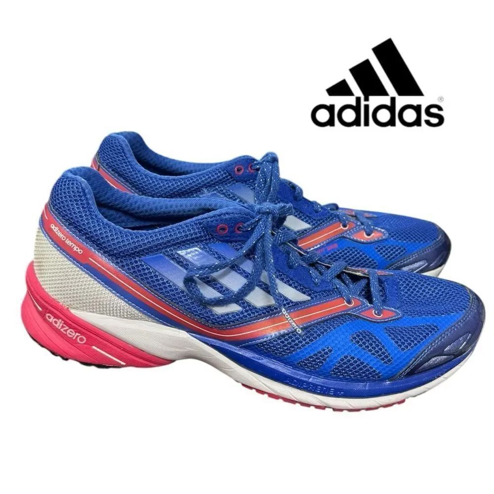 Adidas Women's AdizeroβTempo 5 G60165 Blue Running Shoes Sneakers 11